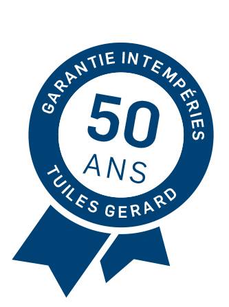 Logo tuilles Gerard Garantie 50 ans